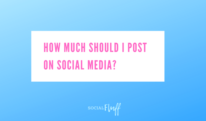 How much should I post on social&nbsp;media?