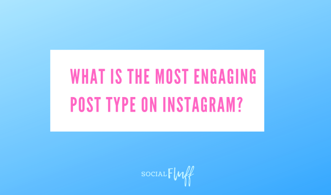 What is the most engaging post type on Instagram